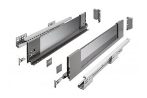 PB-AXISPRO-GLASS-ZESWEW-B.jpg GTV AXIS PRO Schublade H=116, L=550, Soft-Close, Seite mit Glas, anthrazit, PB-AXISPRO-GLASS-KPL550B