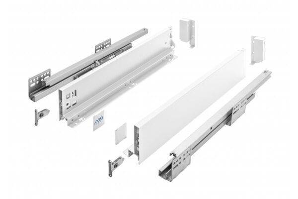 GTV AXISPRO Schublade unter dem Ofen 69mm 450mm weiß, PB-AXISPRO-KPL69-450-10