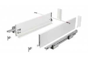 AXISPRO Push zum Öffnen 350mm Schublade weiß - mittel H116