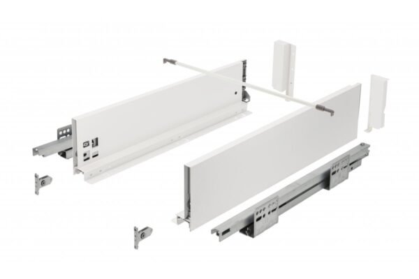 AXISPRO Push zum Öffnen 350mm Schublade weiß - mittel H116