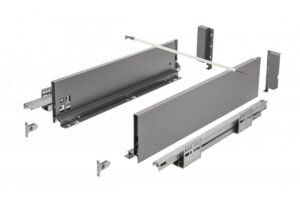 AXISPRO Push-to-Open-Ofenschublade 69mm 450mm anthrazit