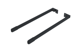 AXIS PRO GTV Geländer, längs, L=400 mm, quadratisch, schwarz