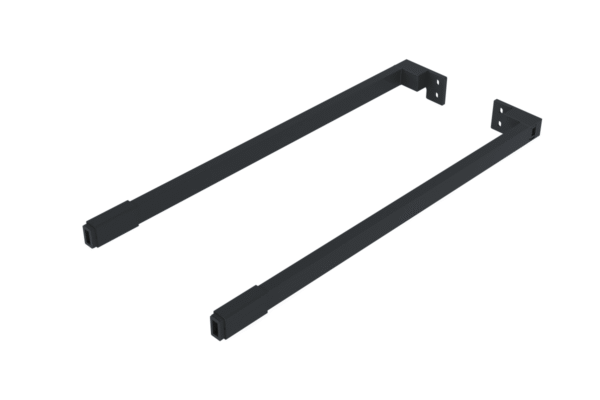 AXIS PRO GTV Geländer, längs, L=600 mm, quadratisch, schwarz