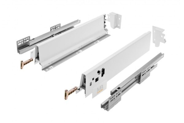 GTV Schubladensystem Modern Box, niedrig, 400 mm, weiß, PB-D-KPL400A1