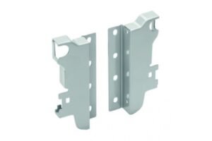 Rückwandbefestigung, mittelhoch, grau für Schubladensysteme Modern Box und Modern Box Square, PB-D-S2R0-00
