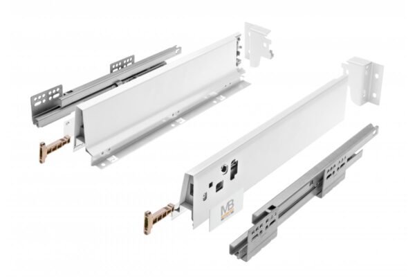 Modern Box Square 350 mm niedrig weiß, Belastbarkeit 40 kg, PB-KW-KPL350A1