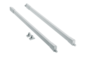 GTV Schiene GTV MODERN BOX PRO, längs, quadratisch, L=350 mm, grau, PB-MBPRO-RELKW350-30