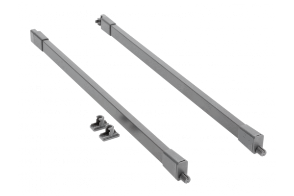 GTV MBPRO Square Längsschiene für Schubladen MBPRO 500mm anthrazit, PB-MBPRO-RELKW500