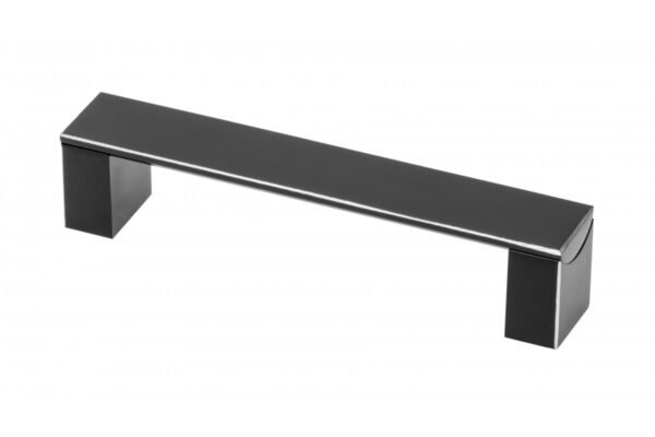 Möbelgriff ARES, Bohrlochabstand 128 mm, Aluminium, Oberfläche: schwarz eloxiert