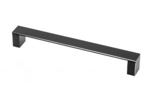 Möbelgriff ARES, Bohrlochabstand 192 mm, Aluminium, Oberfläche: schwarz eloxiert
