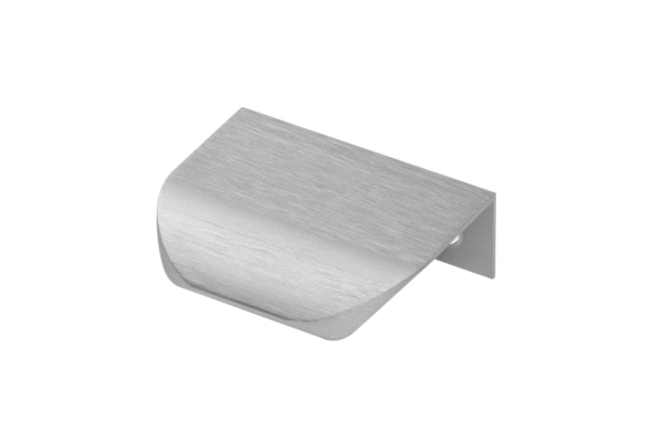 GTV HEXA Möbelgriff, C= 32 mm, L=50 mm, Al, Stahl gebürstet