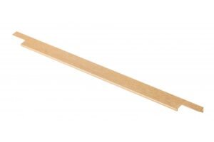 Aluminium-Griff LIND C=256/596/18 mm gold gebürstet