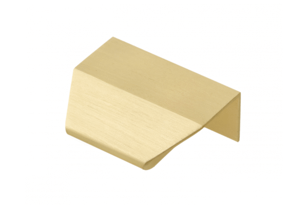 Möbelgriff GTV TREX CROSS, C=32 mm, L=50 mm, Al, gold hell gebürstet