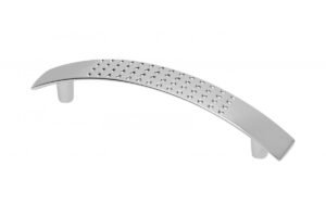 Möbelgriff UZ-14, Bohrlochabstand 96 mm, Zamak, Oberfläche: Chrom glänzend