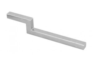 Möbelgriff ALRA, Bohrlochabstand 96 mm, Zamak, Oberfläche: Chrom glänzend