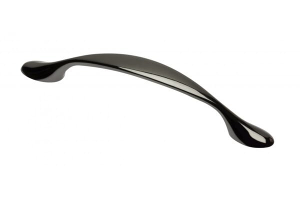 Möbelgriff CAMAIO, Bohrlochabstand 96 mm, Zamak, Oberfläche: Schwarzchrom