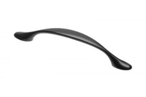 Möbelgriff CAMAIO, Bohrlochabstand 96 mm, Zamak, Oberfläche: schwarz matt