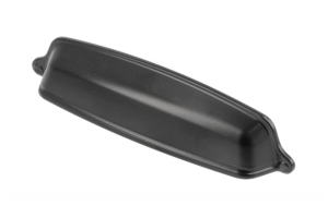 Zamak-Griff EVER C=128 mm schwarz matt