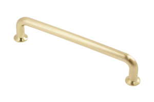 Zamak-Griff NORD C=160 mm gold gebürstet