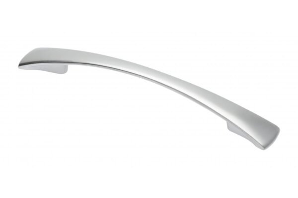 Möbelgriff UZ-Z10, Bohrlochabstand 128 mm, Zamak, Oberfläche: Chrom matt