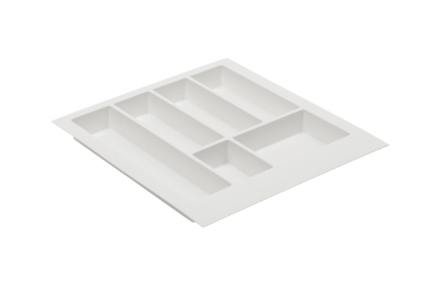 Schubladeneinsatz 500 Axispace weiß Organizer Besteckkasten Ausziehbar Besteckeinsatz Schubladeneinsatz WK-SZ-AS-500-10