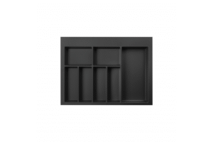 WK-SZ-AS-700-20.png GTV AXISPACE Besteckkasten Besteckeinsatz Smart 7 Fächern Schubladeneinsatz Besteck Organizer schwarz WK-SZ-AS-700-20