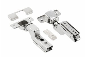 GTV ZM-DCHCB07-3DBEO Scharnier SOLID PLUS mit integrierter Dämpfung Innenanschlag ohne Euroschrauben im Beutel mit Abdeckkappen