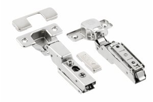 GTV ZM-DCHCB08-3DBEO Scharnier SOLID PLUS mit integrierter Dämpfung Mittelanschlag ohne Euroschrauben im Beutel mit Abdeckkappen