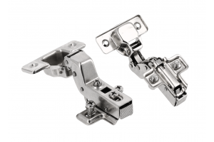 GTV Scharnier mit Dämpfung, Innenanschlag, Montageplatte H=0 ohne Euroschrauben, ZM-HIHC070ZEO
