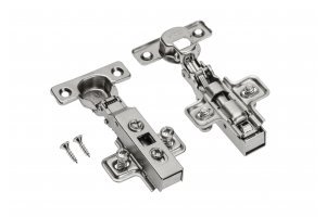 GTV ZP-CIHC090ZE Minischarnier mit Dämpfung Topfdurchmesser 26 mm Eckanschlag Montageplatte H=0 mit Euroschraube