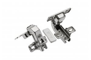 GTV ZP-KTK90H6BE Scharnier, Stollenanschlag 90°, kurzer Arm, Topfdurchmesser 35 mm, Montageplatte H=6 ohne Euroschr.