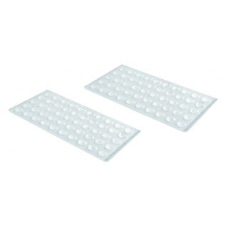 KREAKTIVMOEBEL GTV Silikon-Anschlagpuffer Ø 7x1,5 mm 100 Stück transparent AMR-BP-0715