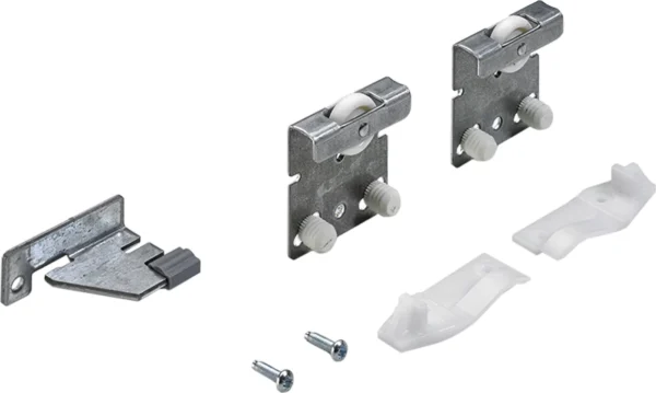 Het­tich 26082 Schie­be­tür­be­schlä­ge-Set TopLi­ne 25 1-T. für ein­lie­gen­de Tü­ren 25kg