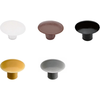 HETTICH 10 St. Abdeckkappe Ø 13mm Bohr Ø 5mm 48586 weiß