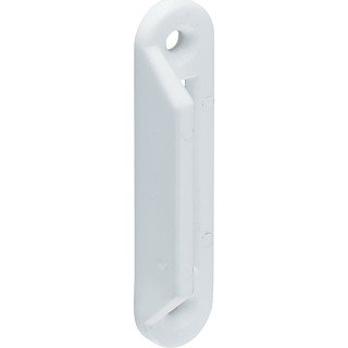 Hettich Möbelschloss-Schließwinkel, 55x13x10mm, Typ 5514 30123, weiß unbehandelt