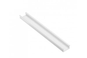 LED aufgetragenes Aluminiumprofil GLAX Mini weiß 2 m 0PA-GLAXMNK-AL-10