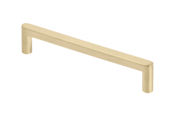 Möbelgriff GTV NYXA, C=128 mm, L=138 mm, ZnAl, gold gebürstet UZ-NYXA-128-18