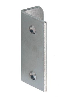 Hettich 30125 Möbelschloss-Anschlagwinkel, 11x 14x 30x 1,25mm 3011, Stahl vernickelt