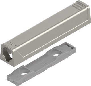 BLUM 956A1201 Adapterplatte für Türen gerade zum Anschrauben für Druckschnäpper Dämpfer Türdämpfer