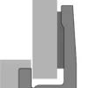 Het­tich Mö­bel-Topf­schar­nier In­ter­mat 9936 9044845 95° Zink­druck­guss silb. ver­ni­ckelt