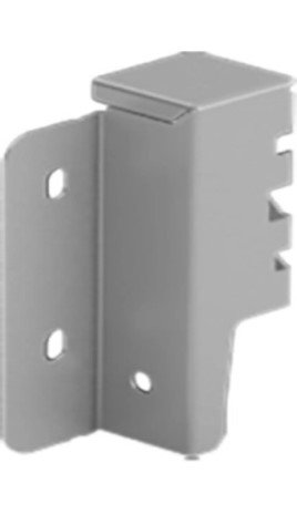 Hettich Schubkasten Rückwandverbinder rechts ArciTech 9121828 Stahl silber