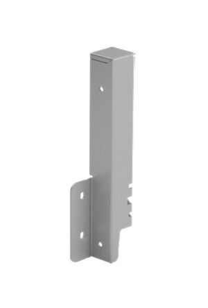 Hettich Schubkasten Rückwandverbinder  rechts  ArciTech  9121844  Stahl silber