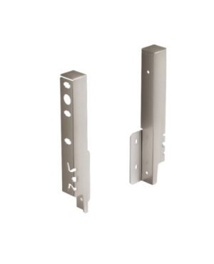Hettich Schubkasten Rückwandverbinder  rechts  ArciTech  9132257  Stahl edelstahloptik