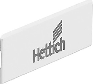 Hettich Möbel Zierkappe für Schubkasten InnoTech Atira 9194647 Kunststoff weiß