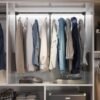 GTV Kleiderlift ausziehbar Schrank Lift Kleiderstange absenkbar 875-1200mm mit Gasfeder Stahl