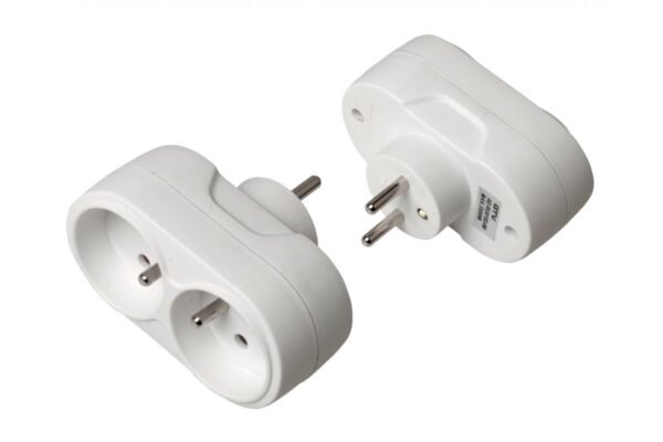 Verteiler mit Erdung 1 auf 2