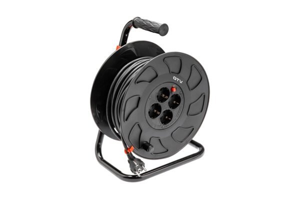 Kabeltrommel 3x1,5mm2, 50m, 4x Schuko