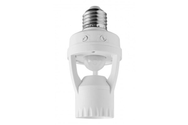 Bewegungsmelder CR-6, max. 60W, E27, AC220-240V, 50/60Hz, Arbeitsw. 360*, Reichw. 6m ± 2-3,5m, IP20