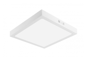 G-TECH FABRO Downlight, LED, 24W, 2400lm, 4000K, AC220-240V, IP40, Aufputz, quadratisch, weiß