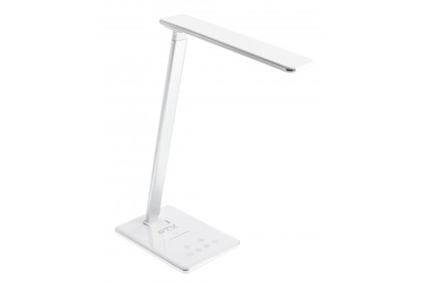 Schreibtischlampe Tritton,6W,340lm,AC220-240V,4-CCT, Wireless Charging, USB,PF>0,5, RA>80,Weiß